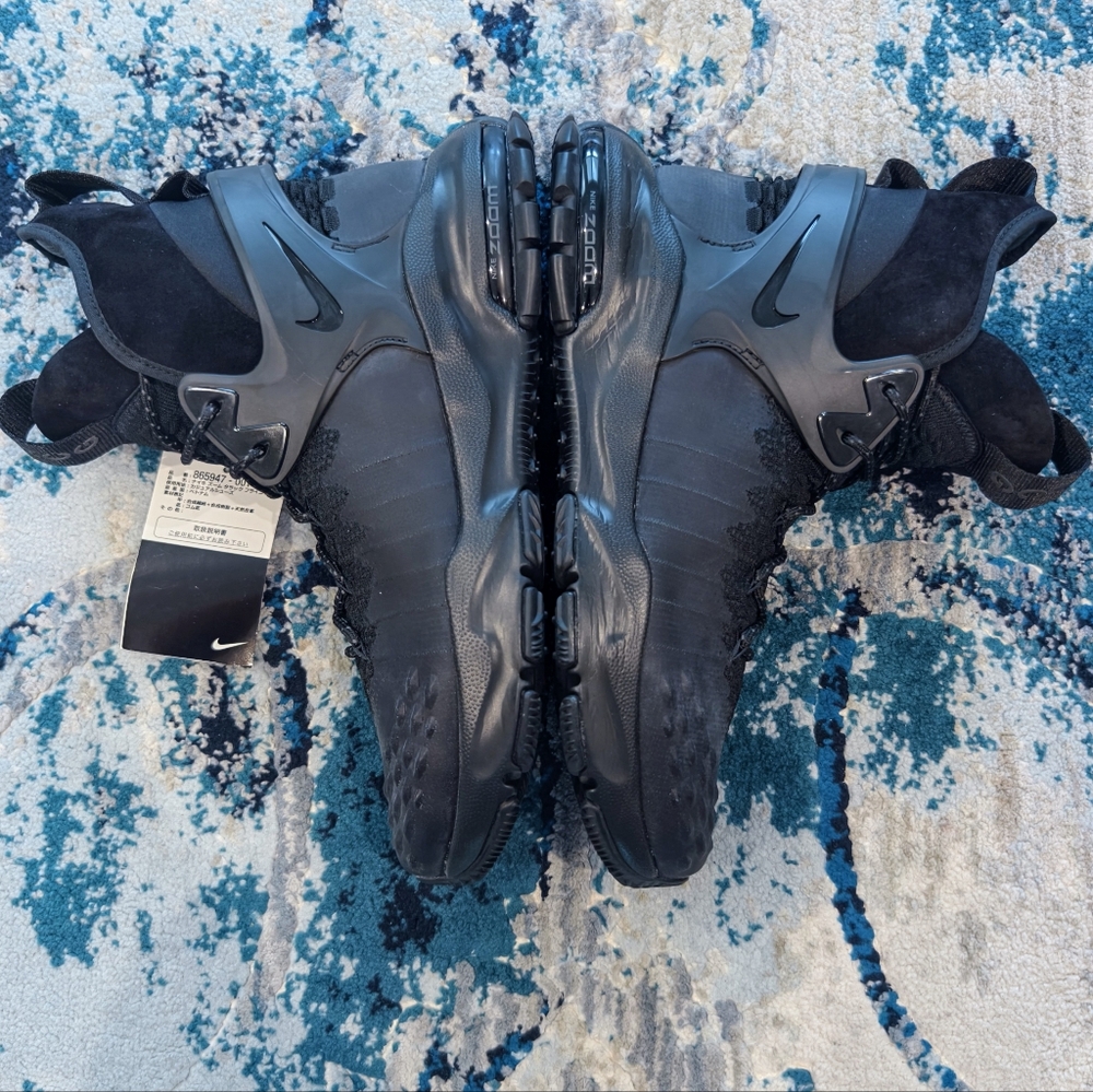 2016 Nike NikeLab ACG Zoom Tallac Flyknit Triple Black 865947-001 Lab Men's US10